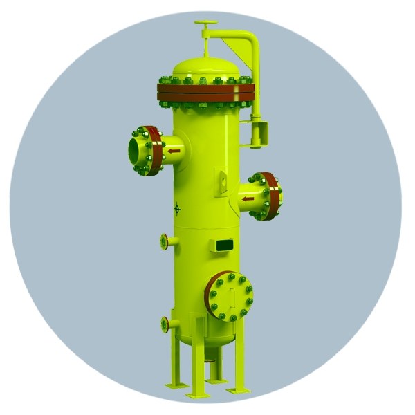 Блок газового фильтра-сепаратора