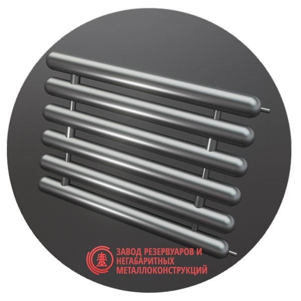 Регистры отопления шестирядные РСЭ-6x42x2.0-1000 мм