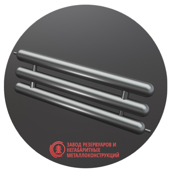 Регистры отопления трехрядные РСЭ-3x89x3.0-8000 мм